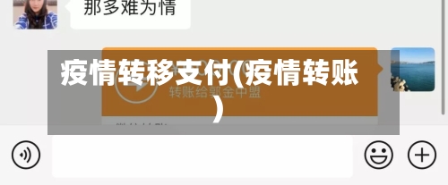 疫情转移支付(疫情转账)