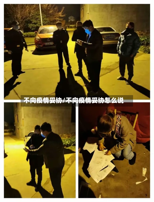 不向疫情妥协/不向疫情妥协怎么说