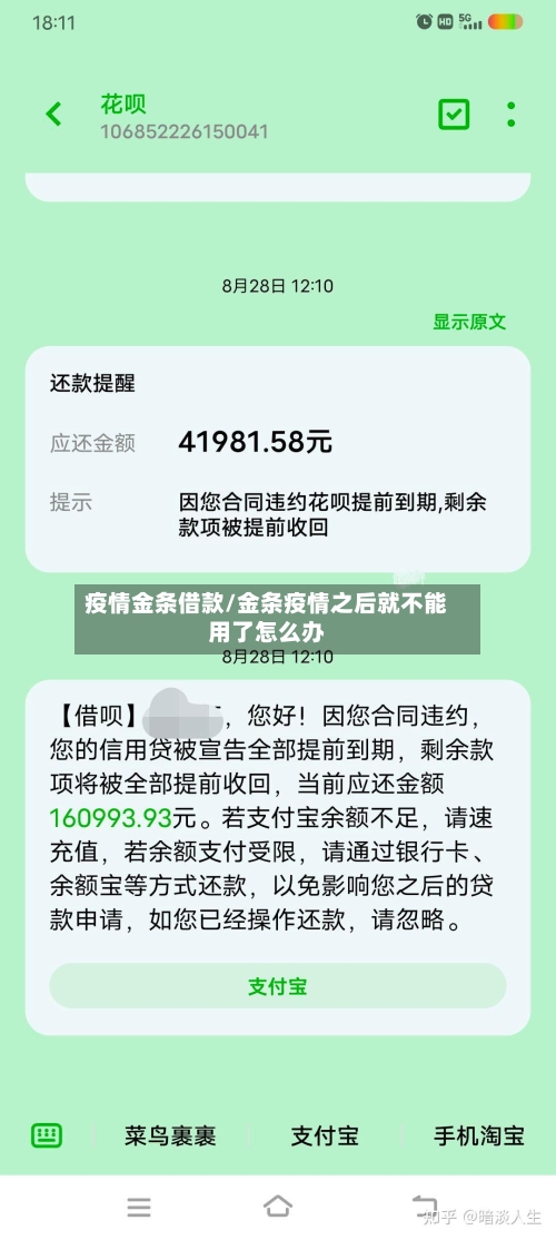 疫情金条借款/金条疫情之后就不能用了怎么办