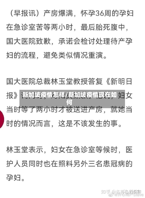 新加坡疫情怎样/新加坡疫情现在如何