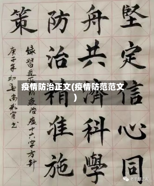 疫情防治正文(疫情防范范文)